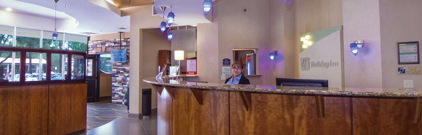 Hotel Deals and Packages in Gainesville FL - Lobby Front Desk Image